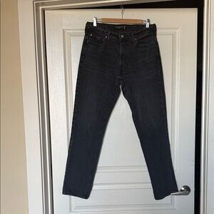 Abercrombie & Fitch Men's Black Jeans
